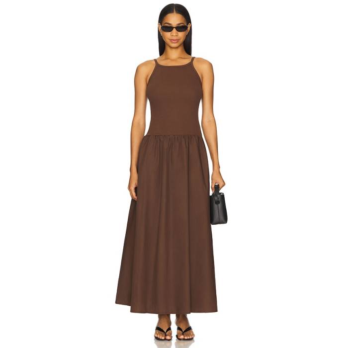 Sndys 【 Cruz Maxi Dress Women Mocha 】 お召しもの レディース