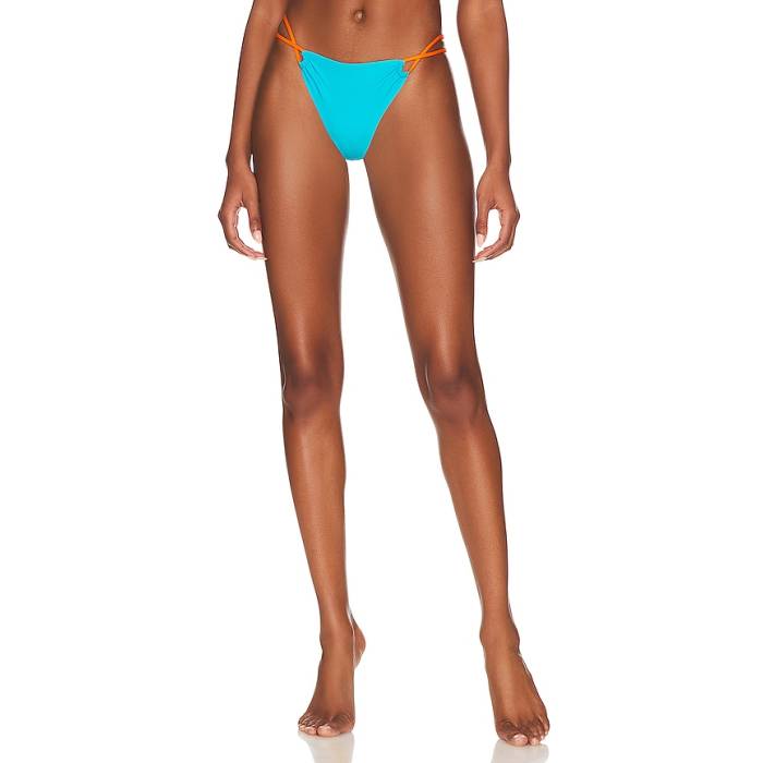 Lovers And Friends 【 Caribbean Vibes Bottom Women Blue \u0026Amp; Orange 】 ズボン ボトムス レディース 青み 青色 orange 橙・オレンジ色