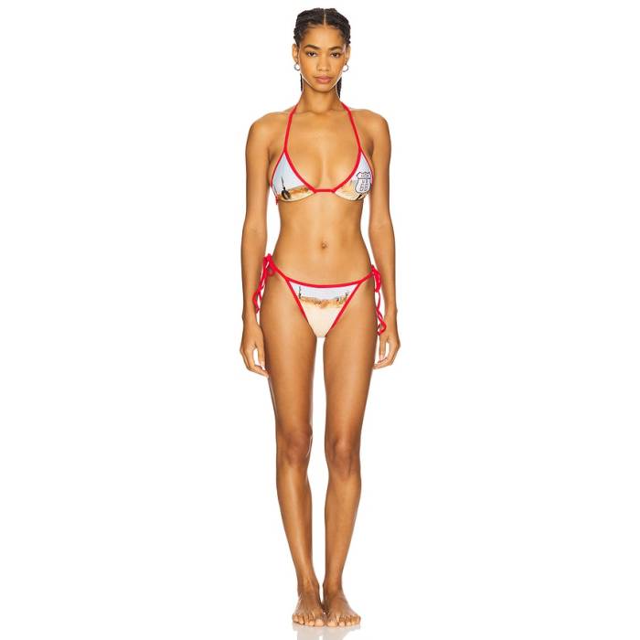 Niihai 【 Route 66 Bikini Set Women Sand 】 レディース 砂色・サンド|スニケス