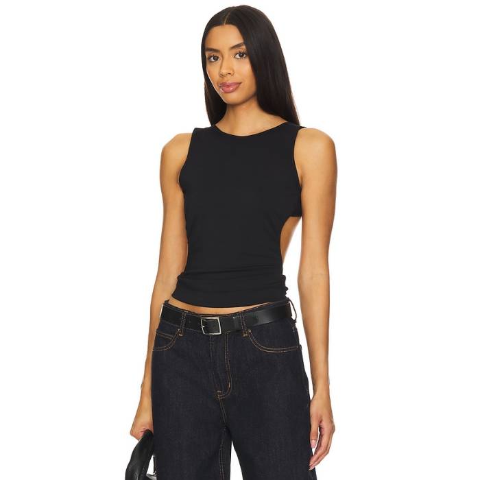 フリーピープル Free People 【 X Intimately Fp Wear It Out Backless Cami Women Black 】 レディース 黒いこと 黒いこと レディースファッション-タンクトップ