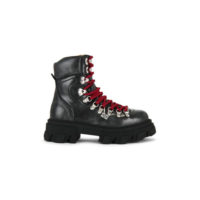 ガニー Ganni 【 Cleated Mountain Boot Women Ebony 】 ブーツ レディース