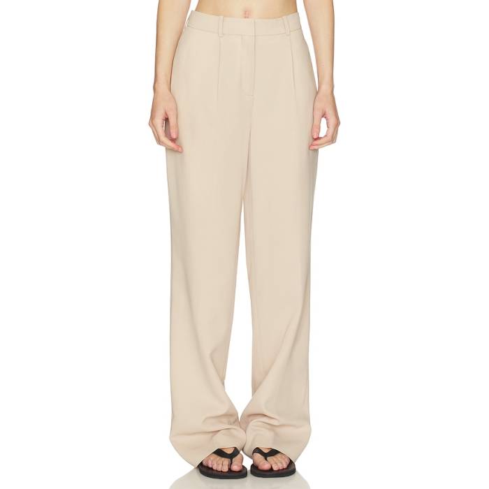 Aya Muse 【 Soli Trousers Women Macadamia 】 レディース