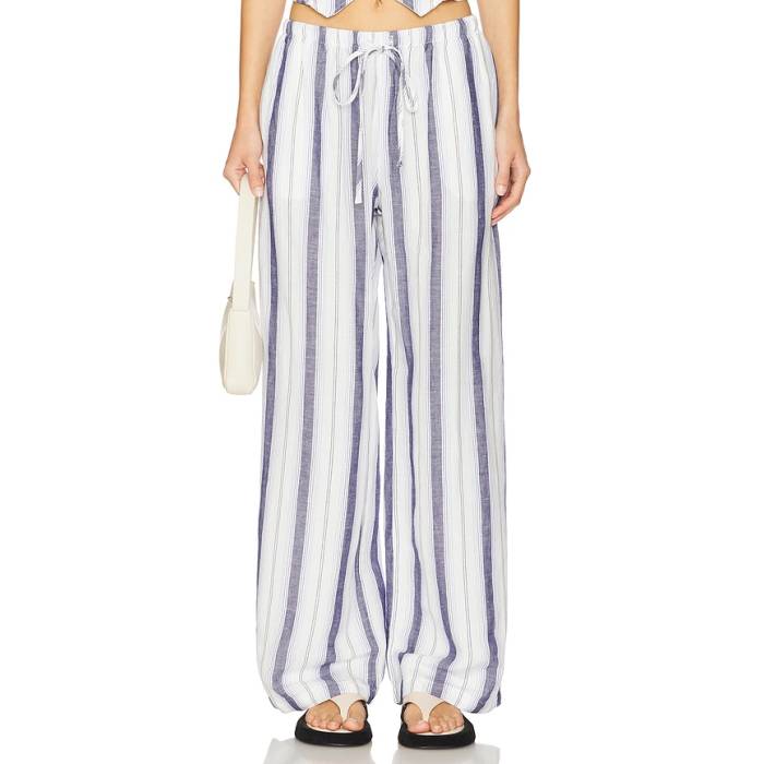 ベラダール Bella Dahl 【 Easy Wide Leg Pant Women Coastal Ombre Stripe 】 パンツ レディース Stripe ストライプ｜スニケス