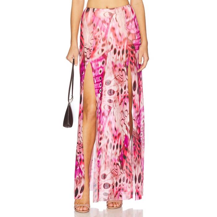 Afrm 【 Bastien Skirt Women Berry Butterfly 】 レディース|スニケス