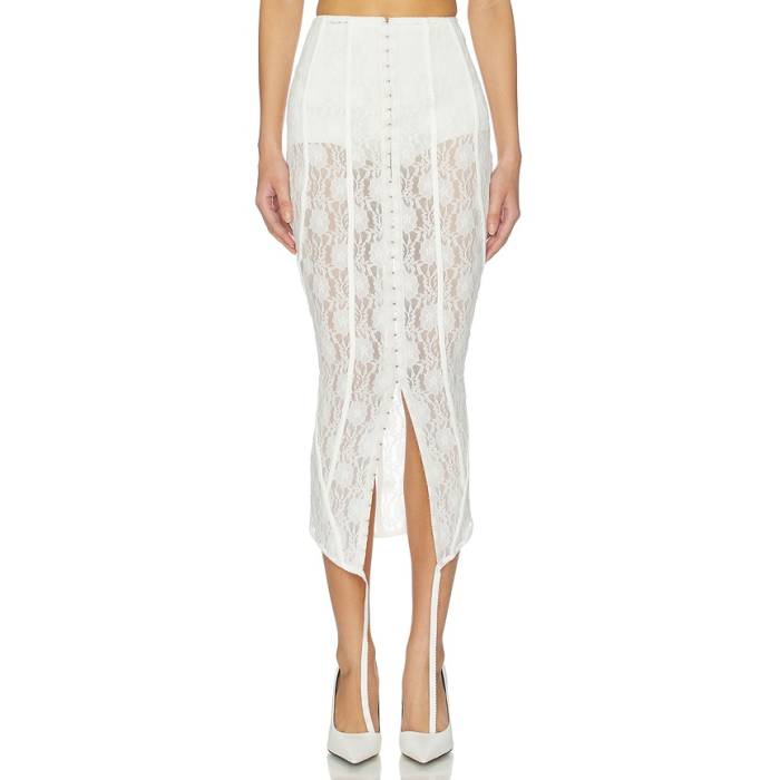 Aniye Records 【 Eda Midi Skirt Women Almond 】 レディース