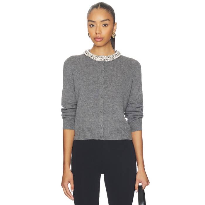 Veronica Beard 【 Daro Cardigan Women Dark Heather Grey 】 ジレー レディース heather ギョリュウモドキ 薄墨色 薄墨色