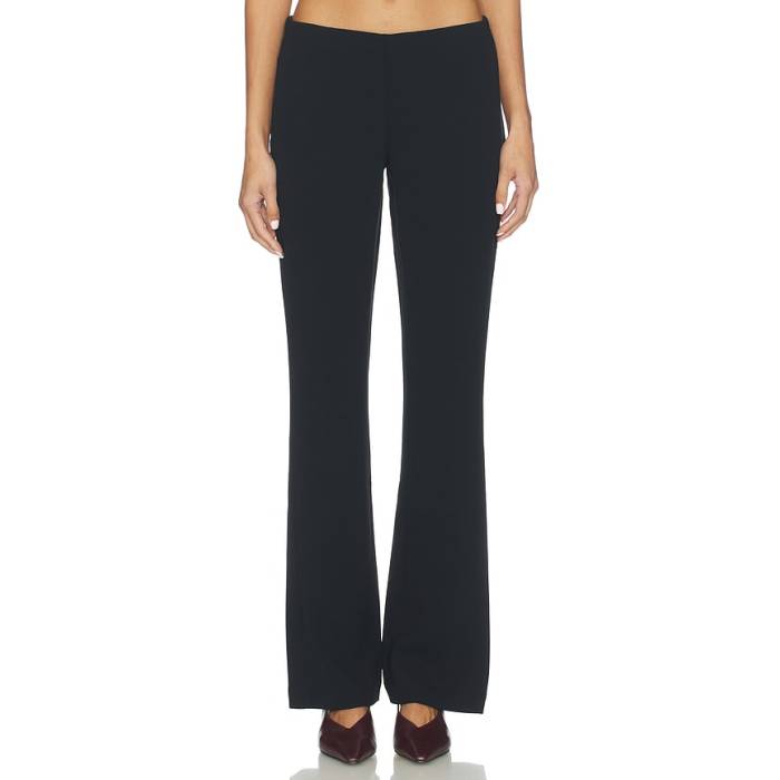 Eaves 【 X Coco Auda Polished Crepe Pant Women Black 】 縮緬 ズボン下 レディース 黒いこと 黒いこと