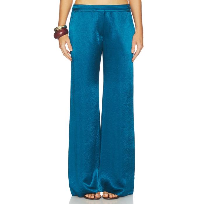 アマンダアプリチャード Amanda Uprichard 【 Kordell Pants Women Teal 】 レディース