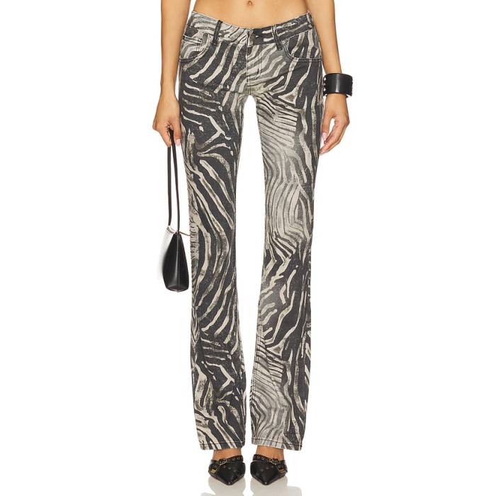 ジェイディッドロンドン Jaded London 【 Cooper Bootcut Jeans Women Zebra 】 デニム レディース