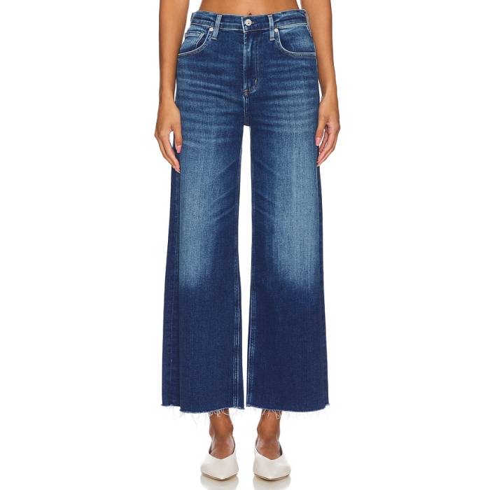 シチズンズオブヒューマニティ Citizens Of Humanity 【 Lyra Crop Wide Leg Jeans Women Ambry 】 Crop クロップ デニム レディース