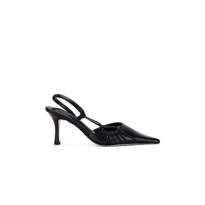 トニービアンコ Tony Bianco 【 Sakai Slingback Pump Women Black Nappa 】 揚水機 レディース 黒いこと 黒いこと