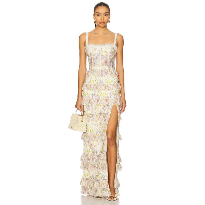 V. Chapman 【 Cassia Dress Women Cordoba Print 】 御召しもの レディース