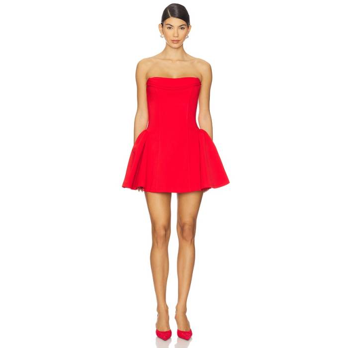 Delfi 【 Marilyn Dress Women Crimson 】 お召しもの レディース クリムゾン