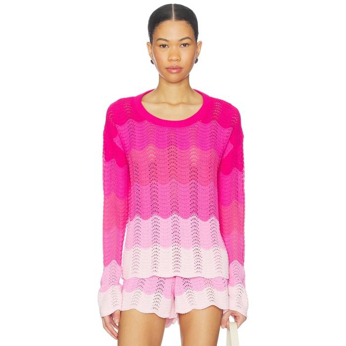 ビーチライオット Beach Riot 【 Beach Sweater Women Electric Pink 】 トレーナー レディース pink ピンク|スニケス
