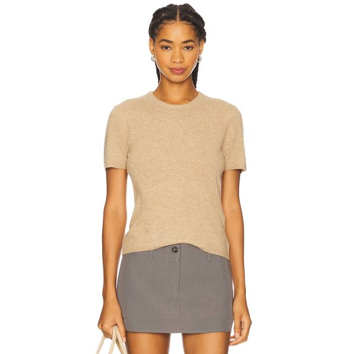 The Garment 【 Como Knit Tee Women Beige 】 編み物 プルオーバー レディース ベージュ