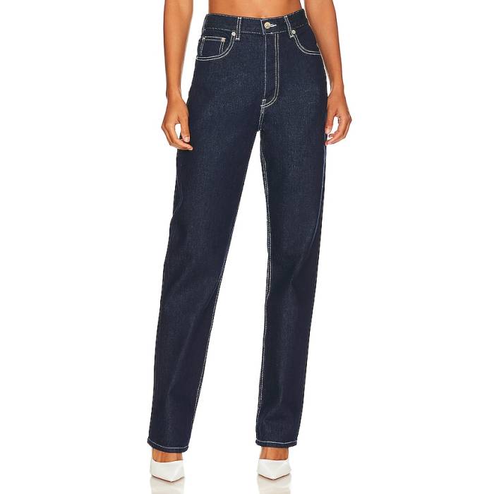 Eb Denim 【 High Rise Straight Jeans Women Midnight 】 ご機嫌 ライズ デニム レディース