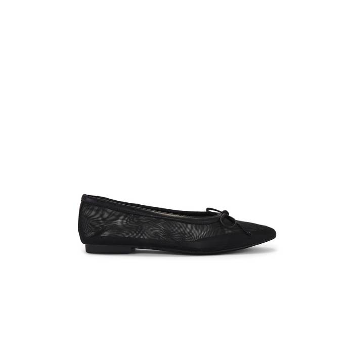 シュッツ Schutz 【 Arissa Mesh Flat Women Black 】 レディース 黒いこと 黒いこと