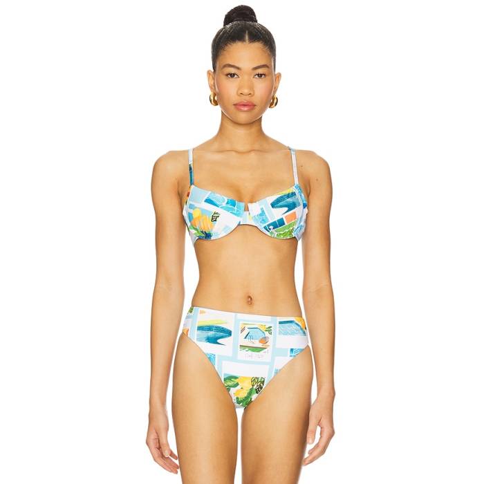シーフォリー Seafolly 【 Underwire Bikini Top Women Turquoise 】 レディース