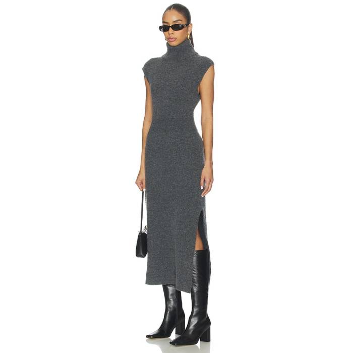 Astr The Label 【 Roxanna Sweater Dress Women Charcoal 】 トレーナー ドレス レディース チャコール|スニケス