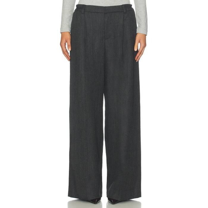 アレキサンダーワン Alexander Wang 【 Tailored Wide Leg Women Black \u0026Amp; Charcoal 】 レディース 黒いこと 黒いこと 濃灰色