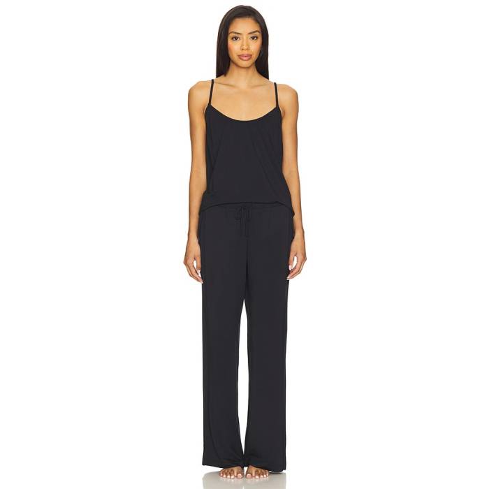 エバージェイ Eberjey 【 Gisele Cami \u0026 Pant Pj Set Women Black 】 ズボン下 レディース 黒いこと 黒いこと