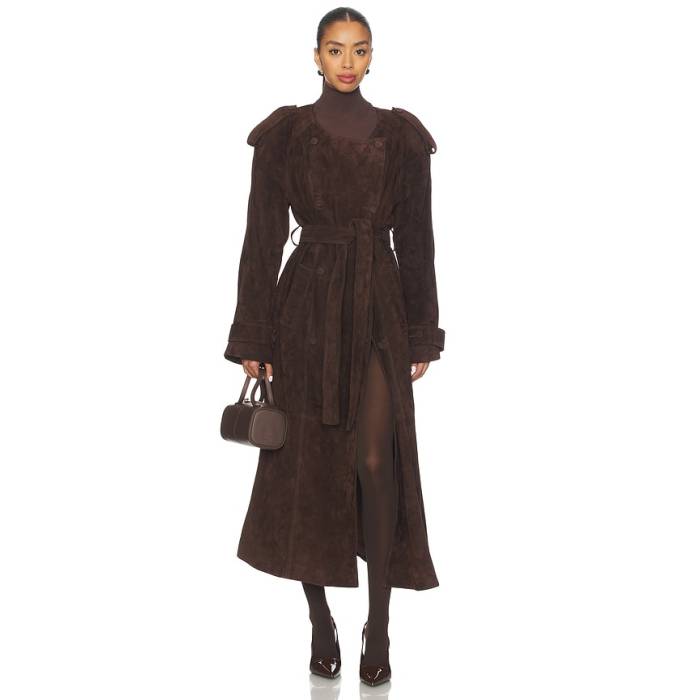 Ducie 【 Klarissa Trench Coat Women Espresso 】 レディース