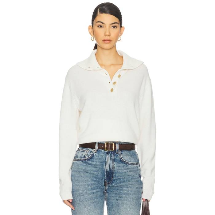 Lisa Yang 【 Maisie Sweater Women Cream 】 調教師 レディース 皮膚軟化剤