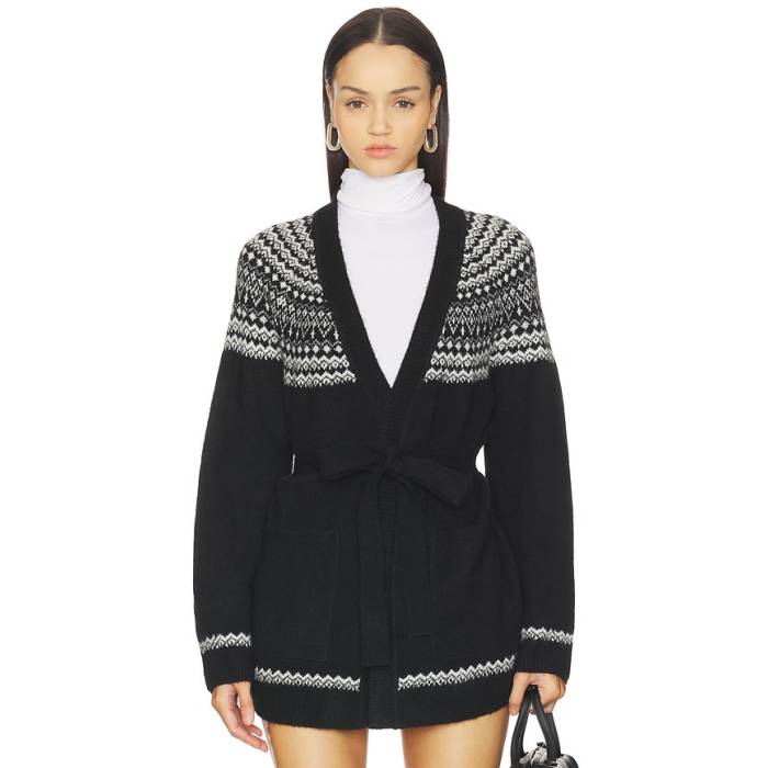 Stitches \u0026 Stripes 【 Wilder Wrap Cardigan Women Black Combo 】 wrap 一回り ジレー レディース 黒いこと 黒いこと