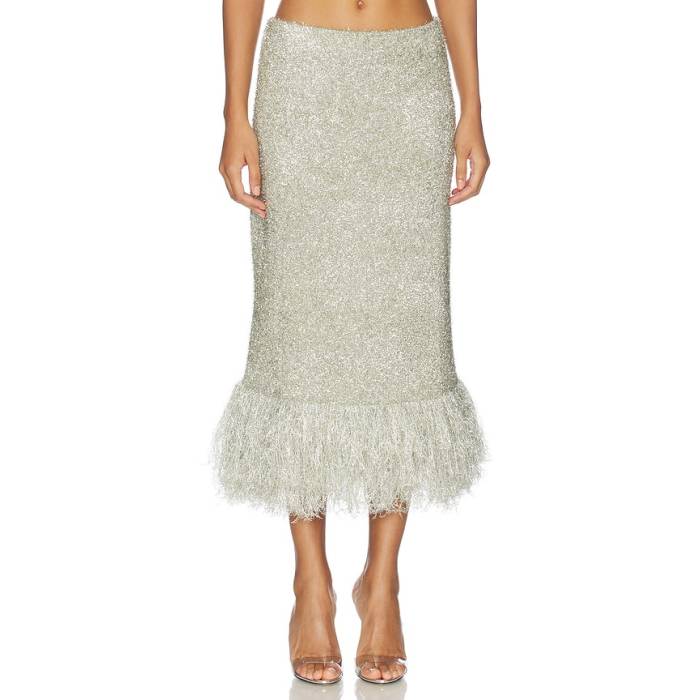 Simonmiller 【 Brink Tinsel Skirt Women Silver 】 レディース Silver 銀色・シルバー｜スニケス