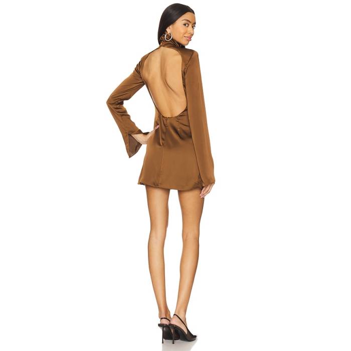 Lovers And Friends 【 Charli Mini Dress Women Chocolate Brown 】 ドレス レディース 茶色 ブラウン|スニケス