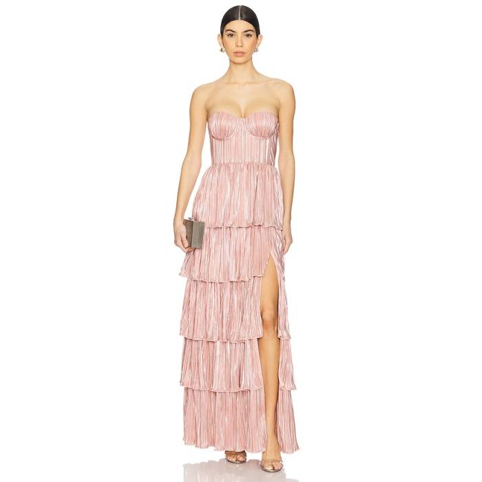 Lovers And Friends 【 Hattie Gown Women Rose Gold 】 レディース Rose サクラ色 ゴールド