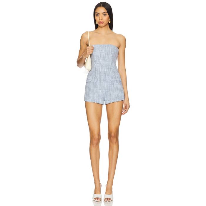 Majorelle 【 Gael Romper Women Baby Blue 】 ロンパース レディース 青碧 青碧