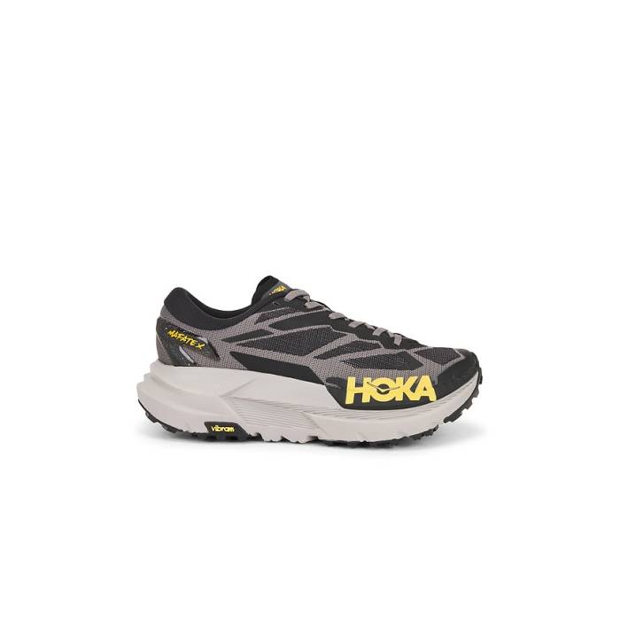 Hoka 【 M Mafate X Men Black &Amp; Cement 】 メンズ 黒色 ブラック 灰色・シメント｜スニケス