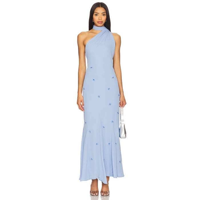 Baobab 【 Ari Maxi Dress Women Misty Blue 】 御召しもの レディース 青味 青み