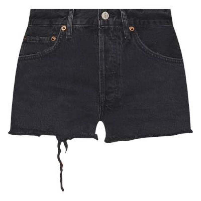 Agolde 【 Parker Cut Off Short Women Theme 】 パーカー レディース