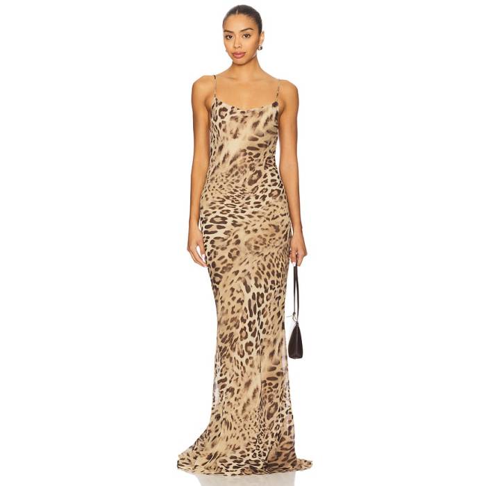 The Andamane 【 Ninfea Slip Dress Women Animalier 】 御召しもの レディース
