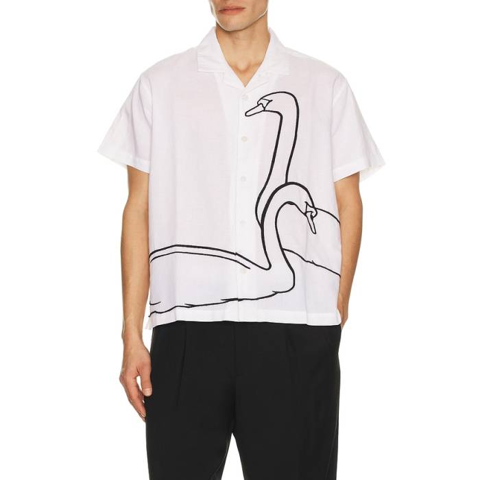 オベイ Obey 【 Cliff Woven Shirt Men White 】 Woven ウーブン メンズ 白色 ホワイト｜スニケス