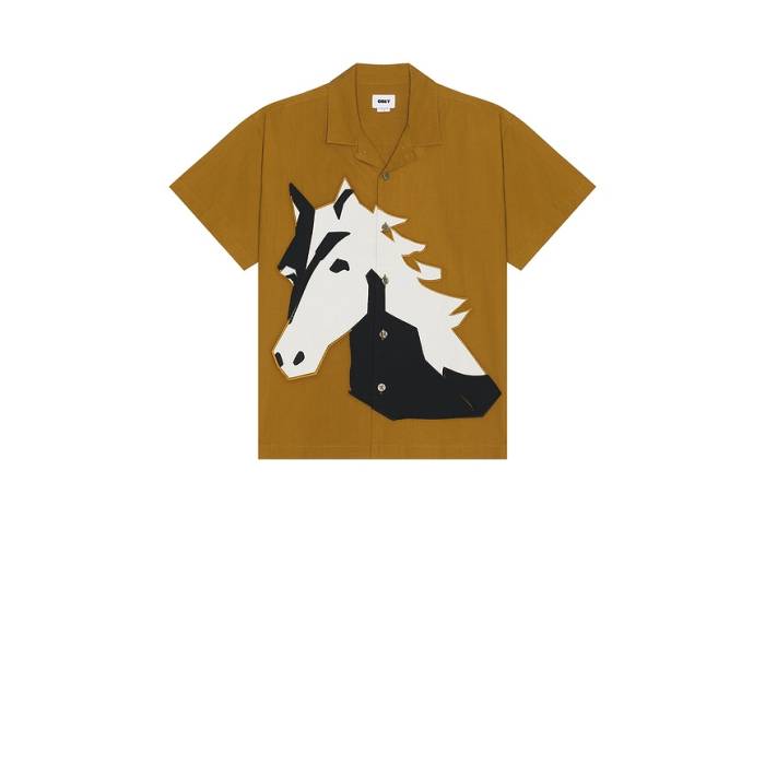 オベイ Obey 【 Beau Woven Shirt Men Breen Multi 】 Woven ウーブン メンズ｜スニケス