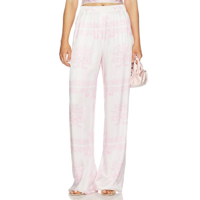 Loveshackfancy 【 Helia Pant Women Ivory Heirloom 】 ズボン下 レディース 象牙色