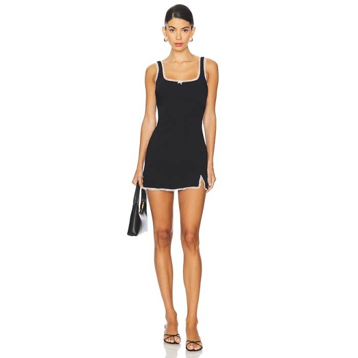 アマンダアプリチャード Amanda Uprichard 【 Valetta Romper Women Black \u0026Amp; Ivory 】 ロンパース レディース 黒いこと 黒いこと 象牙色