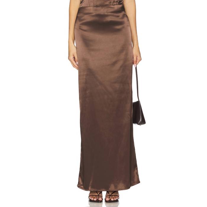 More To Come 【 Elenor Maxi Skirt Women Brown 】 レディース 茶色 ブラウン|スニケス