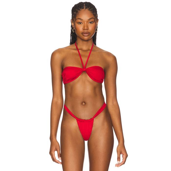 ライオネス Lioness 【 X Revolve Paradiso Bikini Top Women Cherry 】 レディース