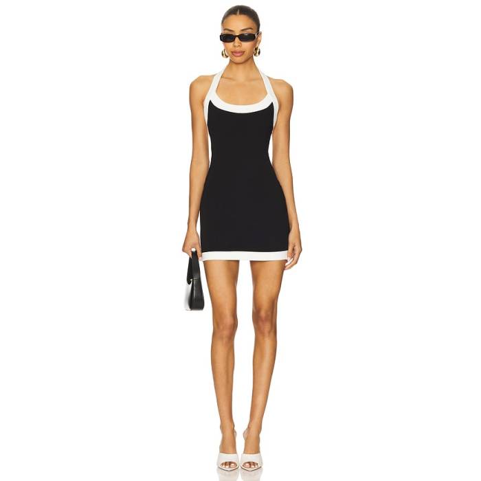 Lovers And Friends 【 Eliza Mini Dress Women Black &Amp; White 】 ドレス レディース 黒色 ブラック 白色 ホワイト|スニケス