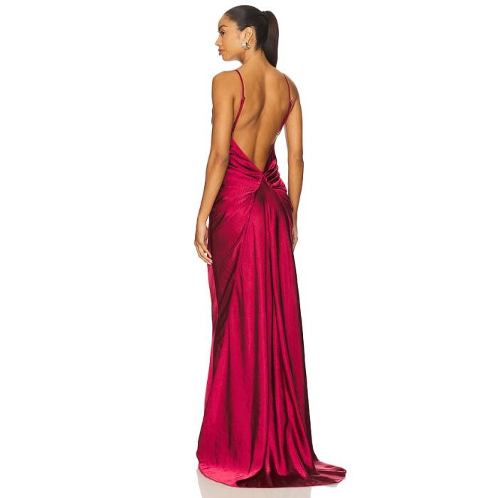 Lovers And Friends 【 Sloane Gown Women Oxblood 】 レディース 赤・オックスブラッド