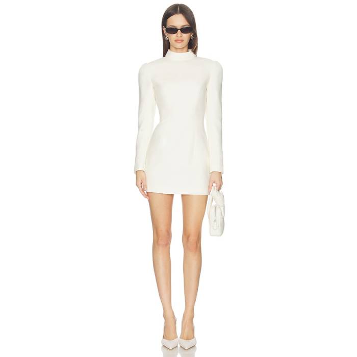 Lovers And Friends 【 Paola Mini Dress Women White 】 お召しもの レディース 白いこと 白いこと