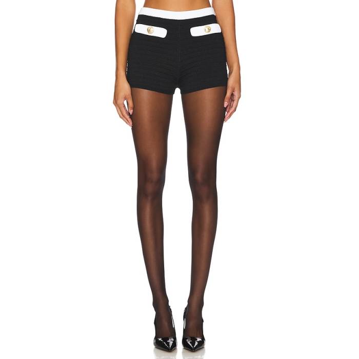 Retrofete 【 Ashton Short Women Black &Amp; Cream 】 レディース 黒色 ブラック クリーム｜スニケス