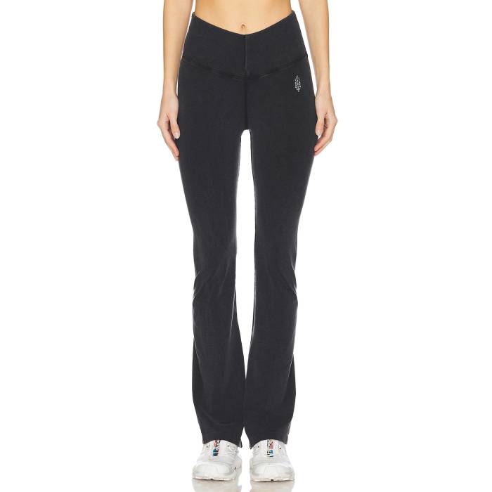 フリーピープル Free People 【 X Fp Movement X Revolve Go To Flare Pant Women Black 】 パンツ レディースファッション ボトムス パンツ レディース 黒色 ブラック