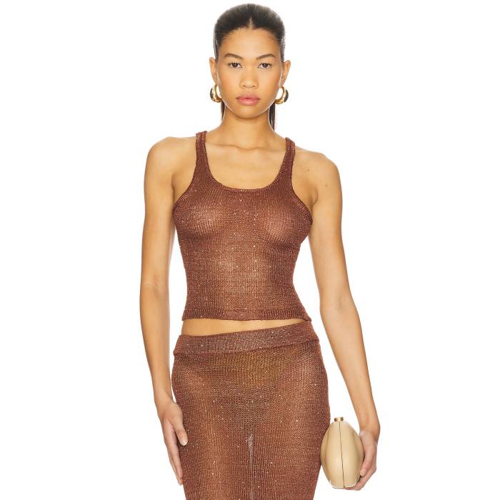 Superdown 【 Miranda Knit Top Women Chocolate 】 ニット レディース|スニケス