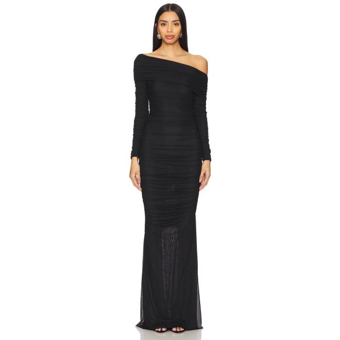 Ser.o.ya 【 Luana Gown Women Black 】 レディースファッション ドレス レディース 黒色 ブラック