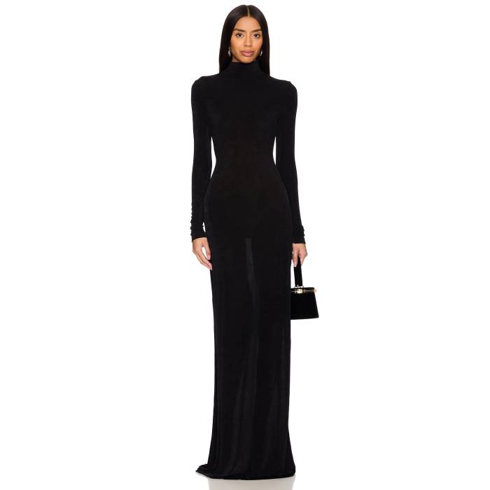 Ser.o.ya 【 Kim Maxi Dress Women Black 】 お召しもの レディース 黒いこと 黒いこと レディースファッション-ドレス